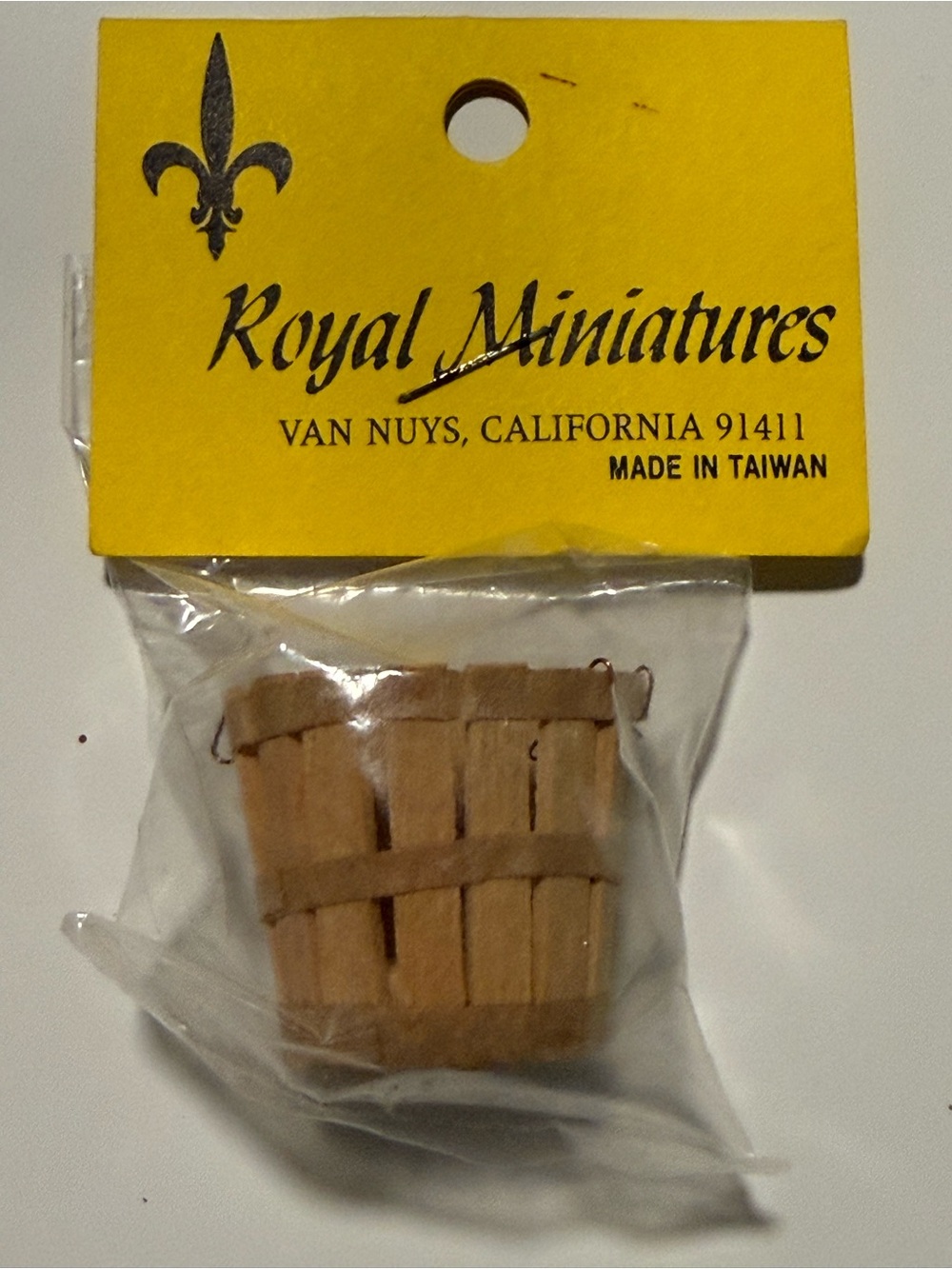 Royal miniatures Vintage wooden farmhouse artisan collectibles dollhouse